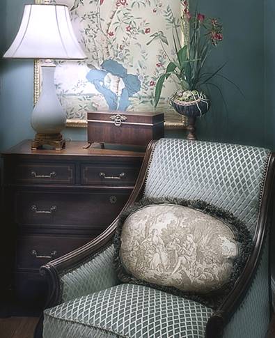 An example of fine upholstery from Lerner Interiors